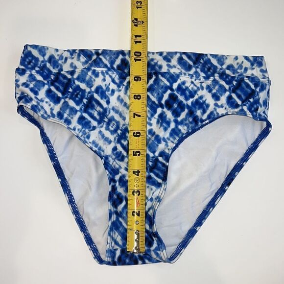 NWOT Splendid Hidden Shore High Rise Bikini Bottom Medium - Picture 6 of 10